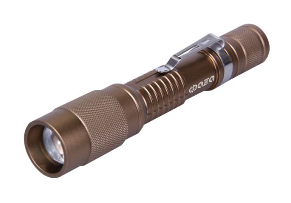 Фонарь рабочий A2-L3WZ-2AA (3W, zoom) бронз. | 2851628 | ФАZА