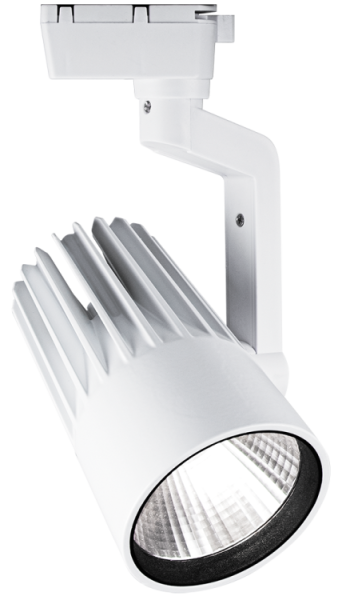 Светильник светодиодный трековый однофазный PTR 0130-2 30w 3000K 24° WH (белый) IP40 | .5035218 | JAZZWAY
