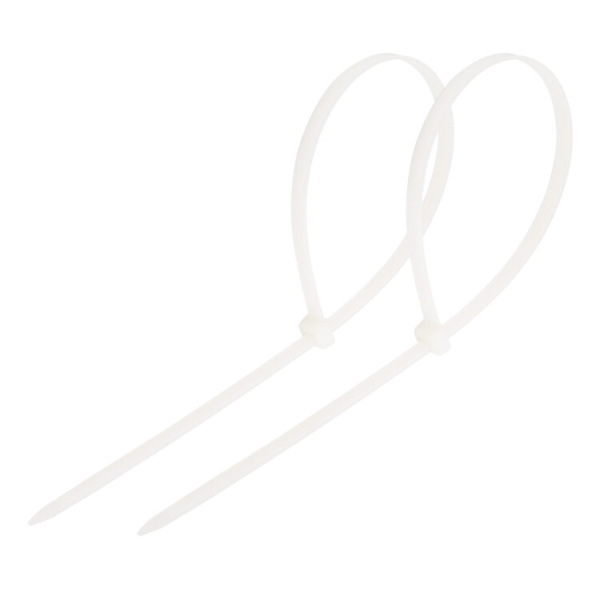 Хомут-стяжка кабельная нейлоновая PROconnect 300 x4,8 мм, белая, упаковка 100 шт. | 57-1302 | PROconnect