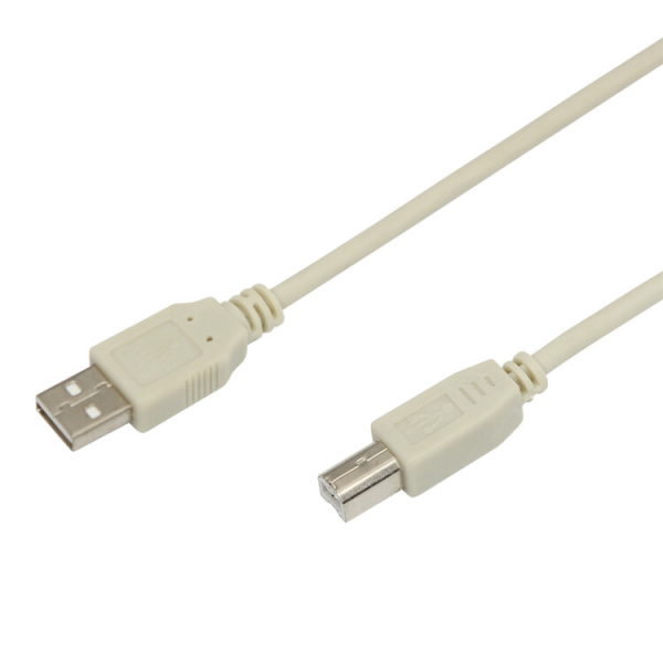 Шнур USB-B (male) штекер - USB-A (male) штекер, длина 3 метра (PE пакет) | 18-1106 | REXANT