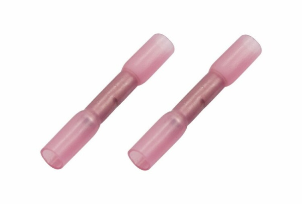 Соединительная гильза изолированная термоусаживаемая L-37 мм 0.5-1 мм? (ГСИ-т 1.0/ГСИ-т 0,5-1,0) красная | 08-0718 | REXANT