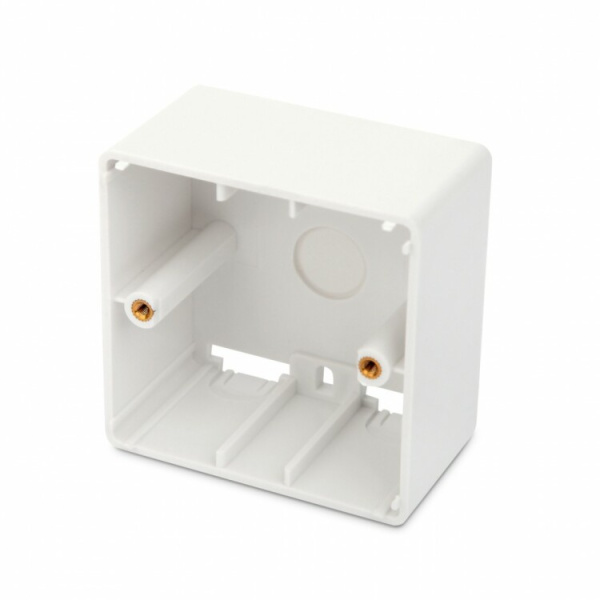 MB-E-35 Коробка для настенного монтажа 80x80x45 мм, французский стандарт | 16288 | Hyperline