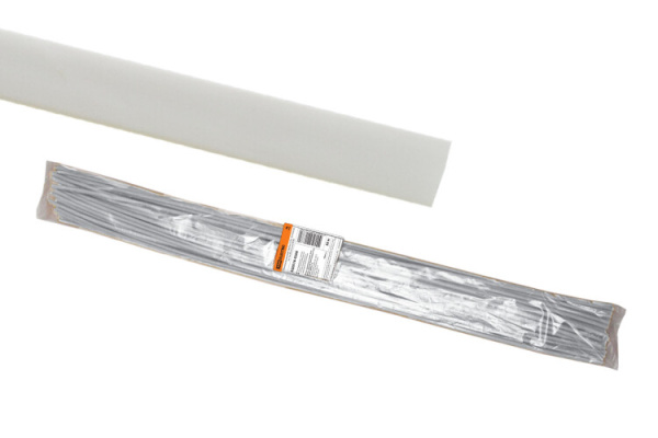 Термоусаживаемая трубка ТУТнг 8/4 белая по 1м (50 м/упак) | SQ0518-0208 | TDM