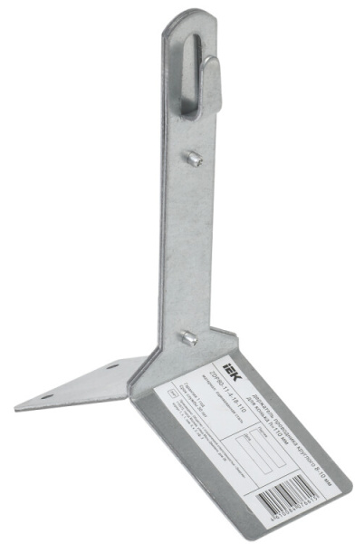 Дер. пров. кругл. 8-10мм для конька h=110мм оц. сталь | ZDP80-11-4-18-110 | IEK