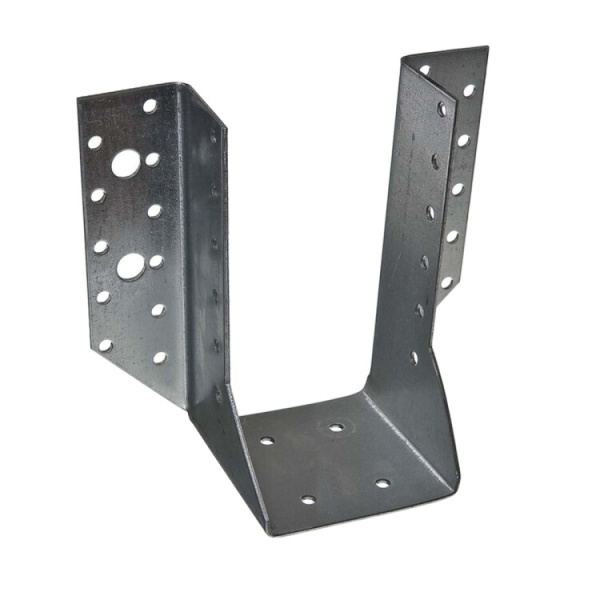 Опора бруса раскрытая 105x76х51x2, оцинкованная - накл. | 126363 | Tech-KREP