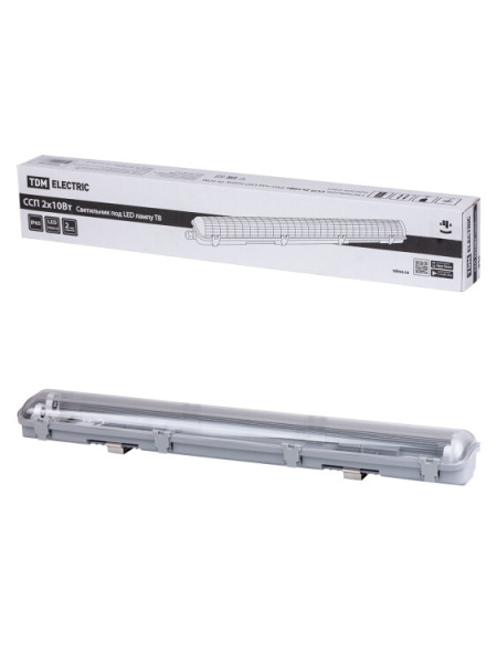 Светильник промышленный ССП 2х10Вт IP65 под LED лампу T8 TDM | SQ0304-0301 | TDM