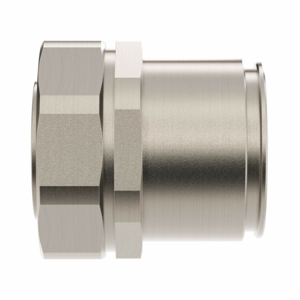 Муфта металлорукав DN 40-жесткая труба д.40мм, IP66/IP67, никелированная латунь | 6117-40 | DKC