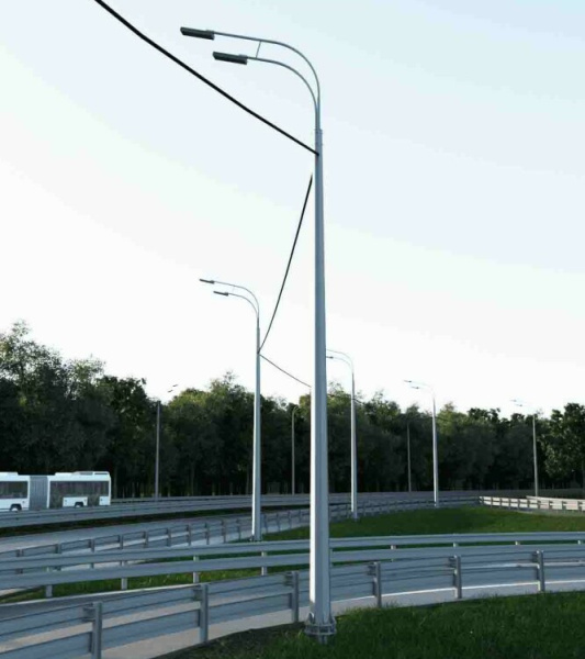 Опора ОГСф-0,7-9,0(Д495-420-8х30)-02-ц | В00005790 | Пересвет