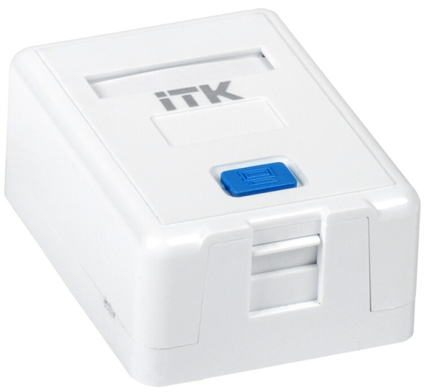 Корпус настенной розетки для 1 мод. Keystone Jack | CS2-012 | ITK