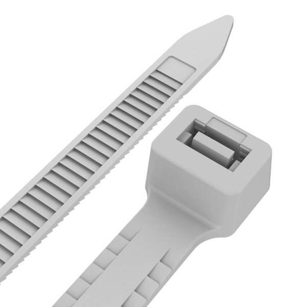 Хомут-стяжкa нейлоновая с тройным замком 250x3,6 мм, белая, упаковка 100 шт. | 67-0250 | REXANT