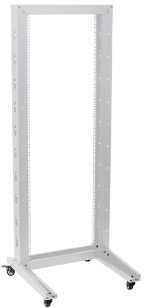 19" однорамная стойка, 37U, 600x600, на роликах, серая | LF35-37U66-1R | ITK