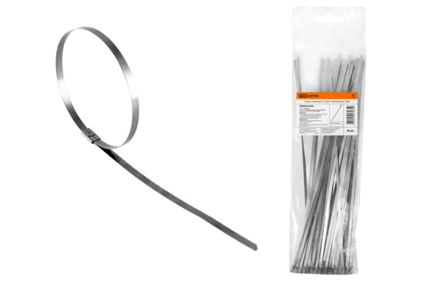 Хомут стальной ХС (304) 7,9х500 (50шт) | SQ0582-0020 | TDM