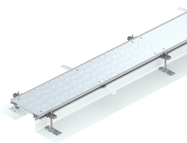 Секция кабельного канала OKA-G глухая 2400x200x140 мм (сталь) (OKA-G20040140) | 7424000 | OBO Bettermann