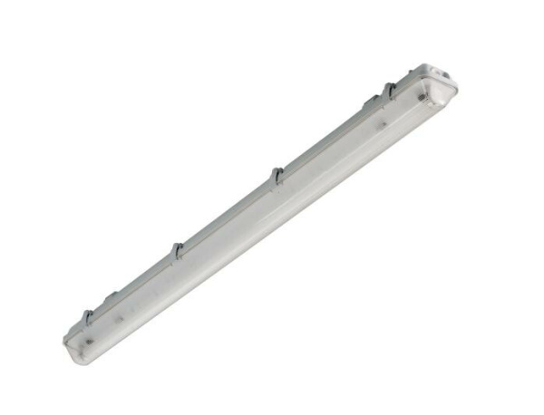 Светильник светодиодный пылевлагозащищенный с БАП TLWP05 PC OL ECP EM1 1263х102х105мм 27Вт 4000K , 1 ч., РТ 3000Лм IP65 опал | 03376 | TechnoLux