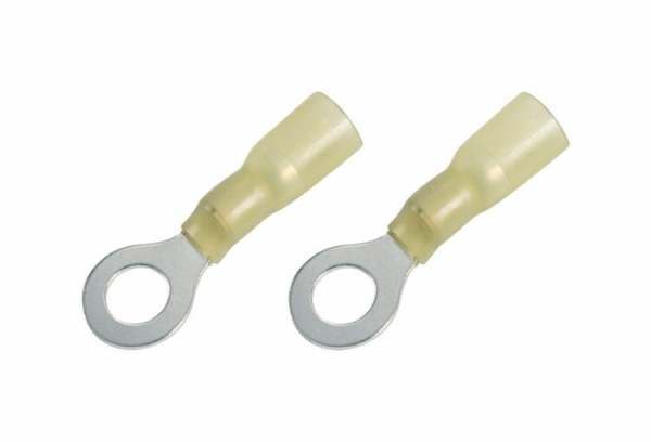 Наконечник кольцевой изолированный термоусаживаемый ? 8.4 мм 4-6 мм? (НКи-т 6.0-8/НКи-т5,5-8) желтый | 08-0059 | REXANT