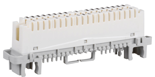 Плинт размык., 10 пар аналог Krone, марк. 1-0, на штангу | PL10P-DIS01-1 | ITK