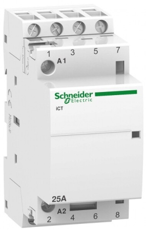 МОДУЛЬНЫЙ КОНТАКТОР iCT25A 4НО 24В АС 50ГЦ | A9C20134 | Schneider Electric