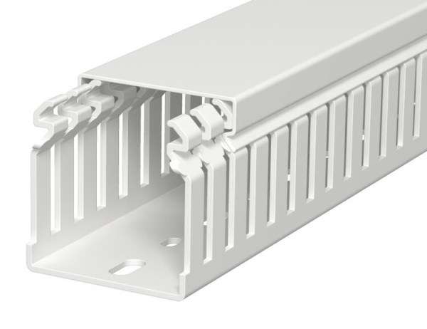 Распределительный кабельный канал LKVH 50x50x2000 мм (светло-серый) (LKVH 50050) | 6178585 | OBO Bettermann