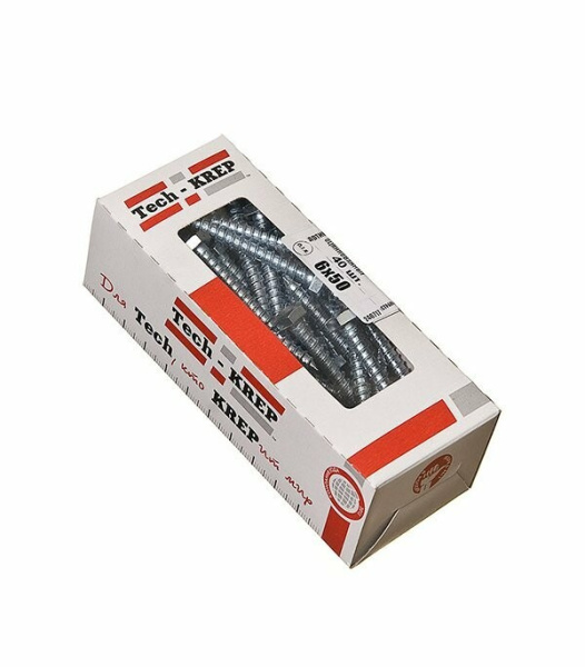 Болт DIN 571 сантехнический оцинк 6х50 (40 шт) - коробка с ок. Tech-Kr ( 0,364 кг) | 126547 | Tech-KREP