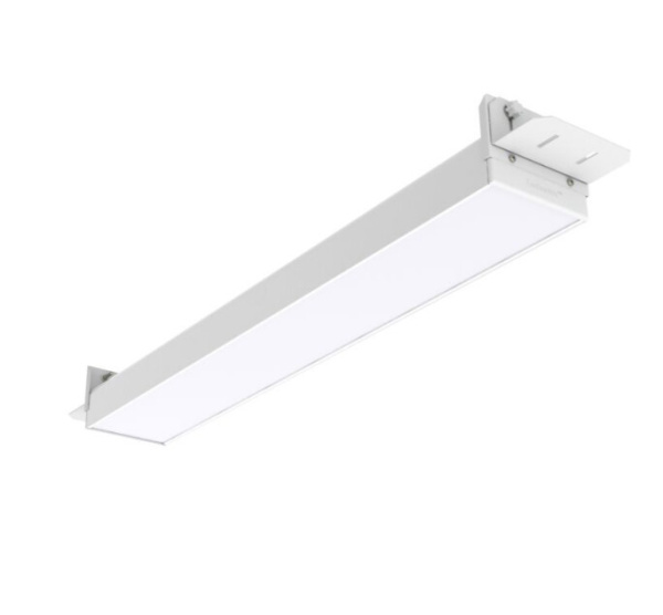 Светильник светодиодный встраив для реечного потолка, сталь TLGM02 OL ECP 21880 643х100х50мм 15Вт 4000K 1800Лм IP44 опал | 22337 | TechnoLux