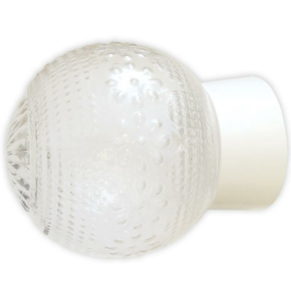 Светильник для ЖКХ под лампу "Цветочек" 150 НББ 64-60-080 корпус прямой белый ГУ | 1005100155 | Элетех