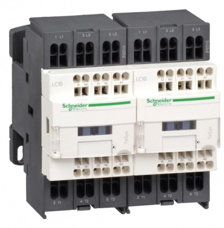 КОНТАКТОР РЕВ.3Р,9A,НО+НЗ,24V DС,ПРУЖ | LC2D093BL | Schneider Electric