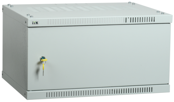 Шкаф LINEA WE 12U 600x600мм дверь металл серый | LWE3-12U66-MF | ITK