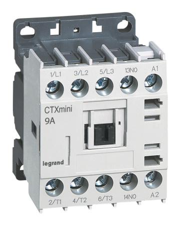 Контактор CTX3 Мини 3P 9A 1нз =24В | 417031 | Legrand