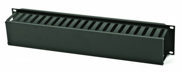 Организатор кабельный CM-2U-PL-COV пластиковый с крышкой, 19", 2U | 16487 | Hyperline