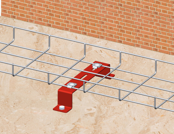 Крепление стеновое-напольное 400 | PR08.2466 | Промрукав