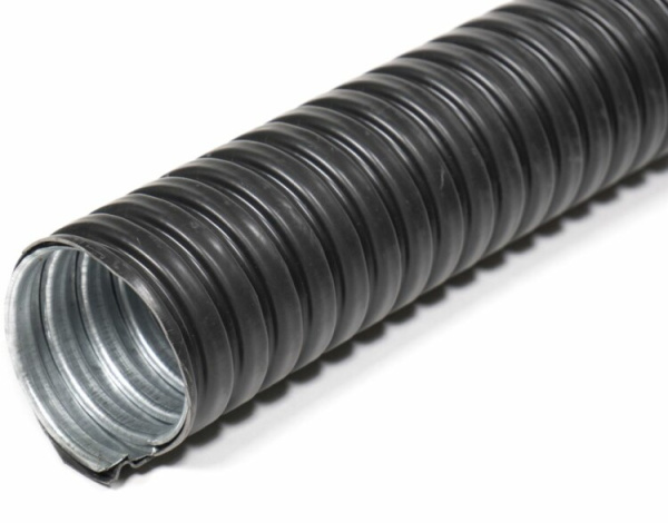 Металлорукав в ПВХ изоляции МРПИ НГ 20 черный (50 м/уп.) | zeta42227 | ЗЭТАРУС