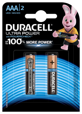 Батарейки Duracell LR03-2BL Ultra | Б0038760 | Duracell