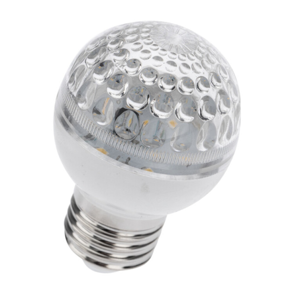 Лампа шар e27 9 LED ?50мм желтая | 405-211 | NEON-NIGHT