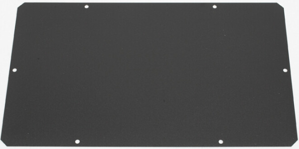 Заглушка WZ-1718-38-01-161 сплош.д.отв.А (380x380мм) в пл/кр.к нап.шк.,420x420мм,мет.,черн.(RAL 9005) (1718-38-1-1/9005) | 15043 | Zpas