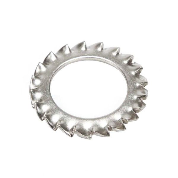 Шайба DIN6798А стопорная М8 нерж.ст. А2(10 шт.) - пакет | 141779 | Tech-KREP