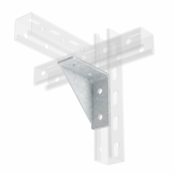 Уголок двойной усиленный левый, INOX 304 | IBMC1022C | DKC