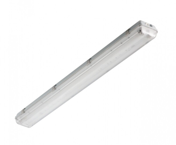 Светильник люминесцентный пылевлагозащищенный TLWP280 PC 1563x135x105мм без ламп IP65 прозр | 05882 | TechnoLux