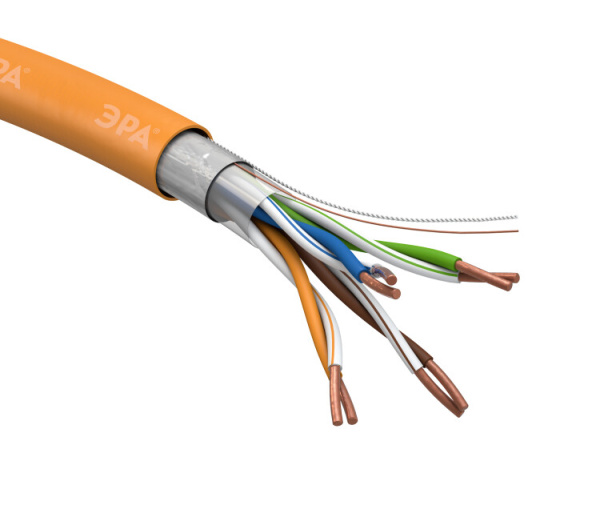 ЭРА Кабель витая пара F/UTP 4x2x24 AWG Cat5e CU нг(А) HF 305м | Б0044687 | ЭРА