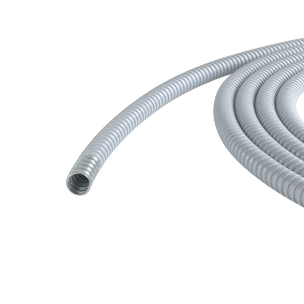 Металлорукав DN 20мм в ПВХ изоляции, Dвн 20,5 мм, Dнар 25,5, 50 м, цвет серый | 6071R-020 | DKC