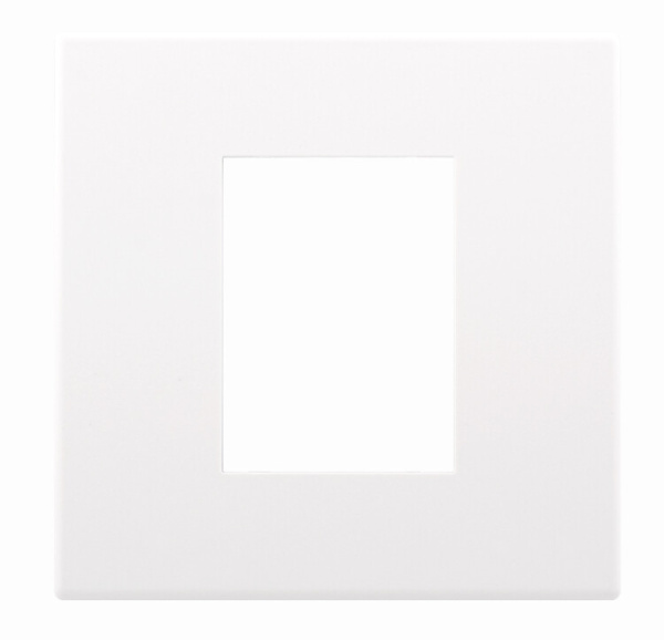 Рамка одинарная 230S, белый пластик | 4911002580 | Световые Технологии