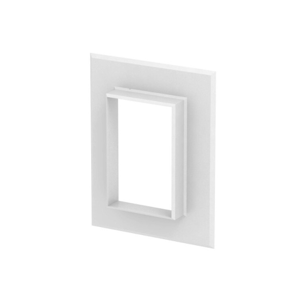 Настенная стыковая рамка кабельного канала Rapid 80 70x110 мм (алюминий,белый) (G-AWAG70110RW) | 6278840 | OBO Bettermann