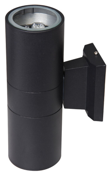 Светильник светодиодный архитектурный ДБУ PWL-26090/24D 2x5Вт 6500К IP65 фасадный черный | 1018618A | Jazzway