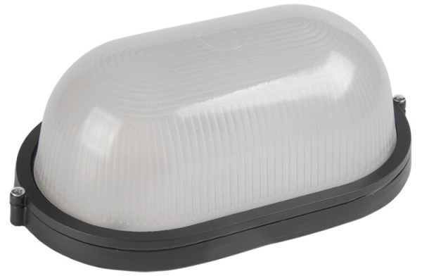 Светильник для ЖКХ НПП 1401 60Вт Е27 IP54 черный/овал | LNPP0-1401-1-060-K02 | IEK