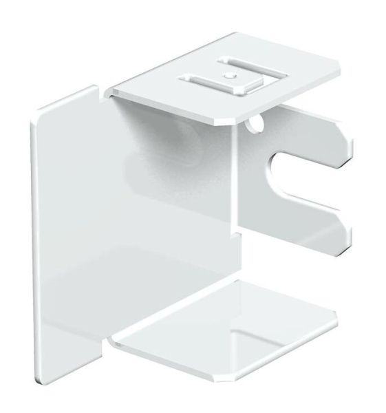 Заглушка кабельного канала LKM 40x40 мм (сталь,белый) (LKM E40040RW) | 6249418 | OBO Bettermann