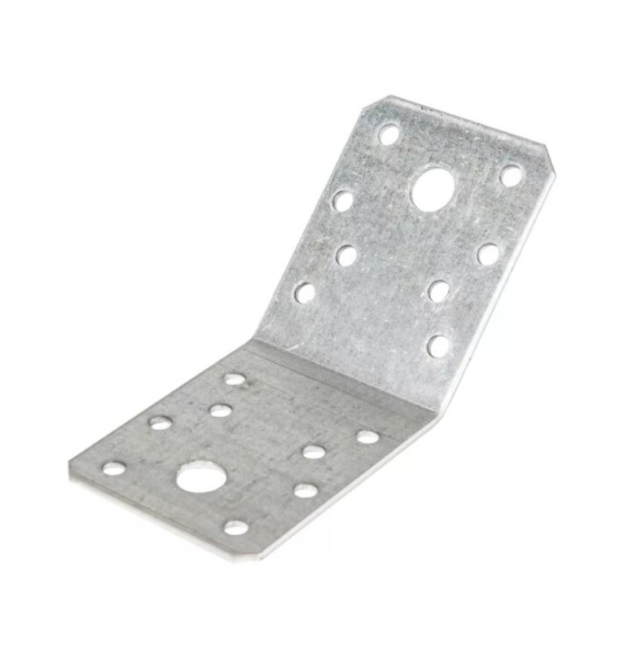 Уголок крепежный под 135 градусов 105х105х90x2, оцинкованный - накл. | 126398 | Tech-KREP