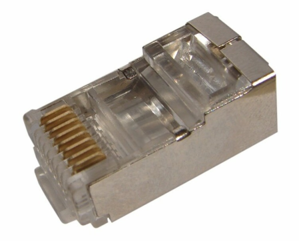 Джек RJ-45 8P8C CAT 5e (экран) | 05-1023 | REXANT
