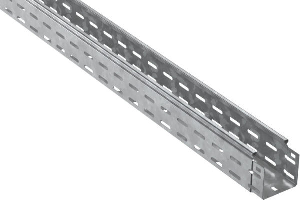 Лоток перфорированный 80х80х3000-1,0 HDZ | CLP10-080-080-100-3-M-HDZ | IEK
