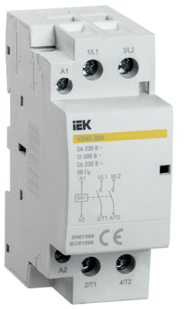 Контактор модульный КМ40-20М AC IEK | MKK11-40-20 | IEK