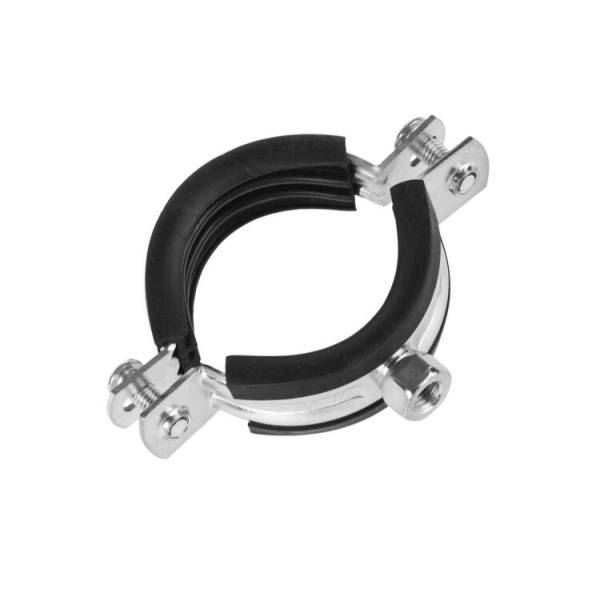 Хомут с резиновым уплотнителем и гайкой (3/4) 25-28мм (50 шт) - пакет | 137010 | Tech-KREP