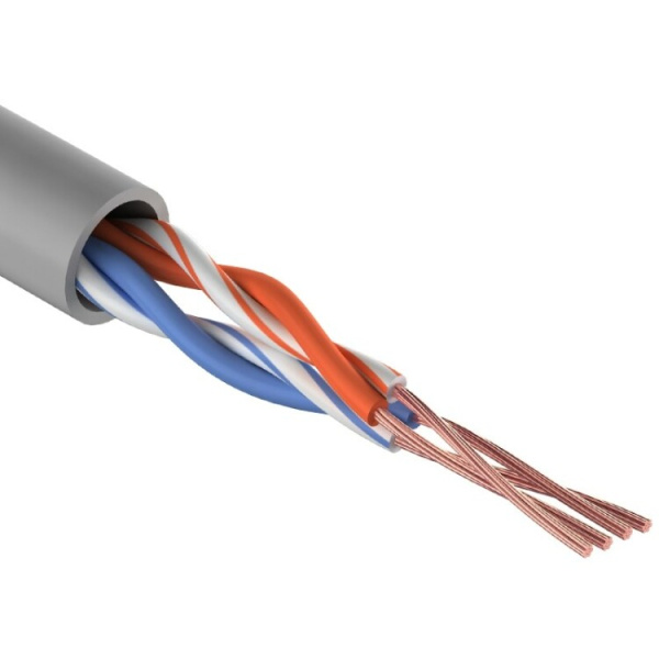Кабель UTP 2PR 24AWG CAT5e 305м STRANDED | 01-0026 | REXANT
